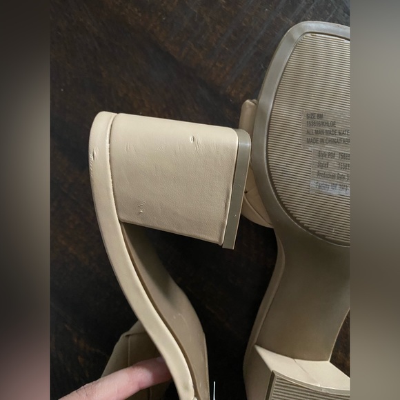 Khloe Square Toe Woven Chunky Block Heel Mule size 8 - Picture 5 of 9